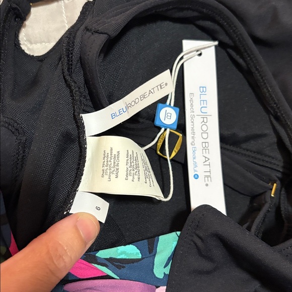 Bleu Rod Beattie Jungle Book Knotted Plunge One Piece Swimsuit SZ 6 NWT - Picture 6 of 6